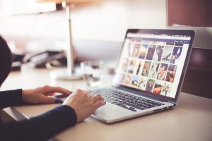 Computer, desk, typing — Skirting Board Covers That Upgrade Your Interior Design